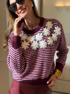 Maille Célestine - Mauve & Rose