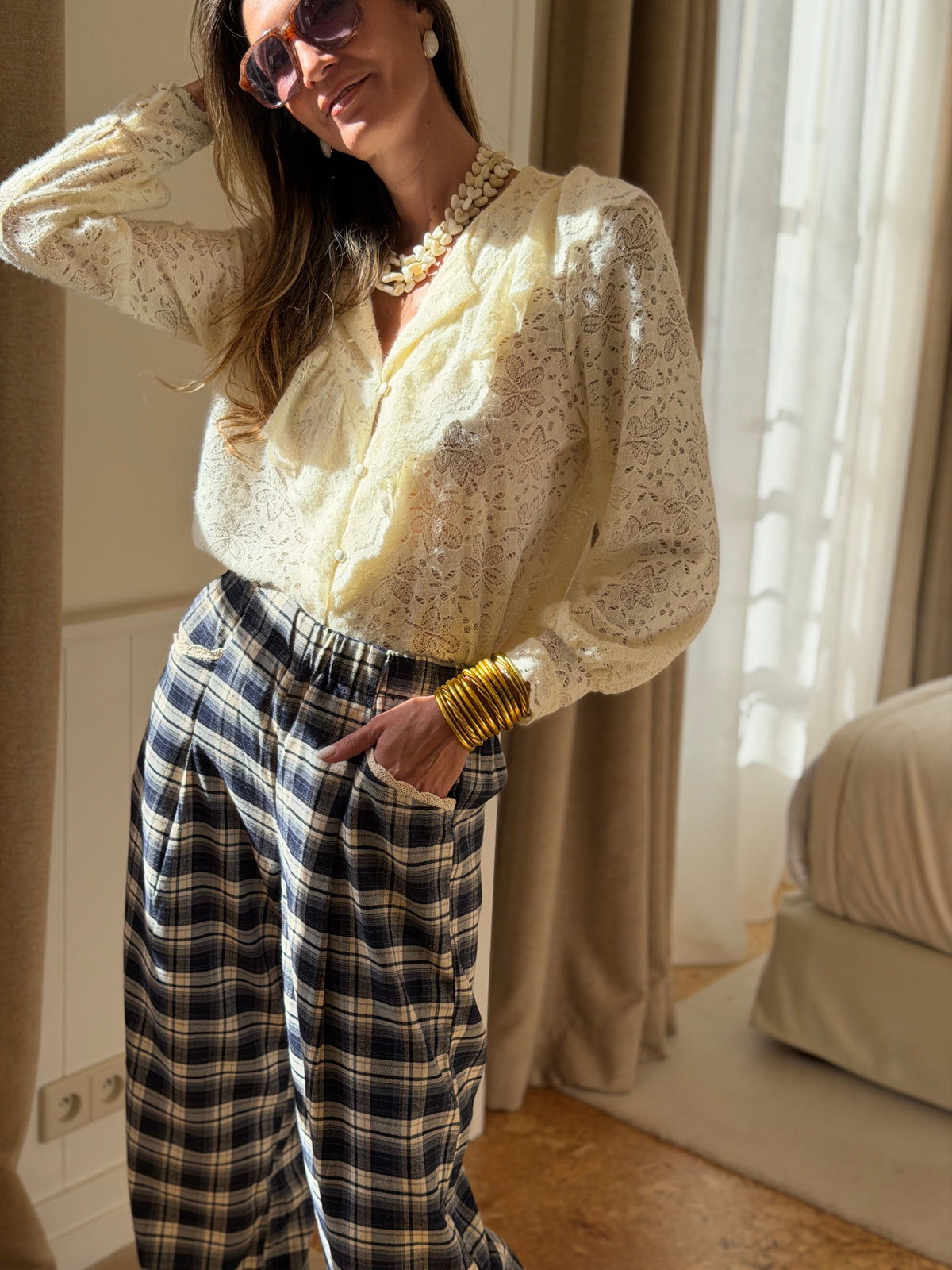 Pantalon Séraphine - Bleu