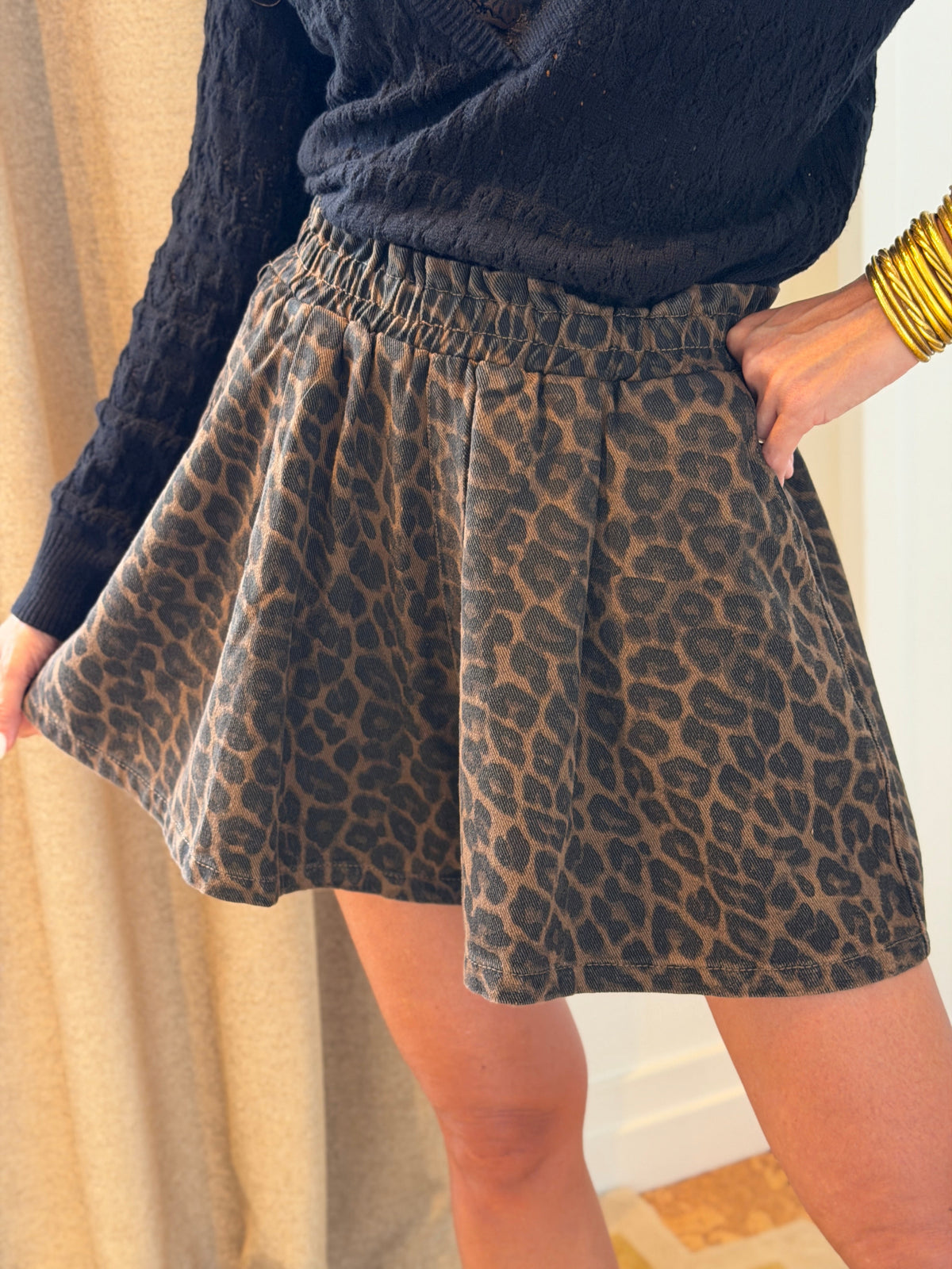 Short Amalia - Léopard