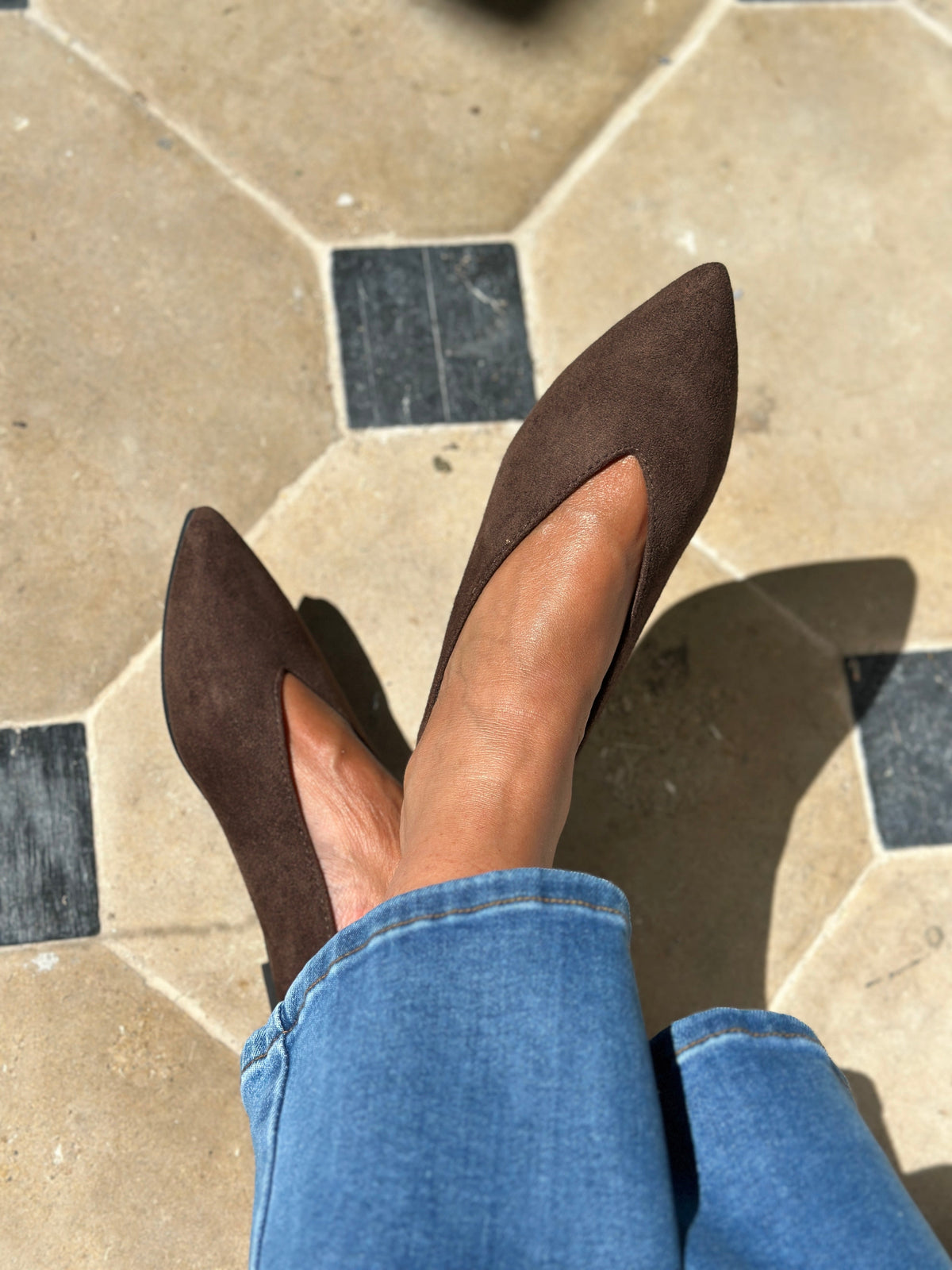 Sandales Yvonne - Marron