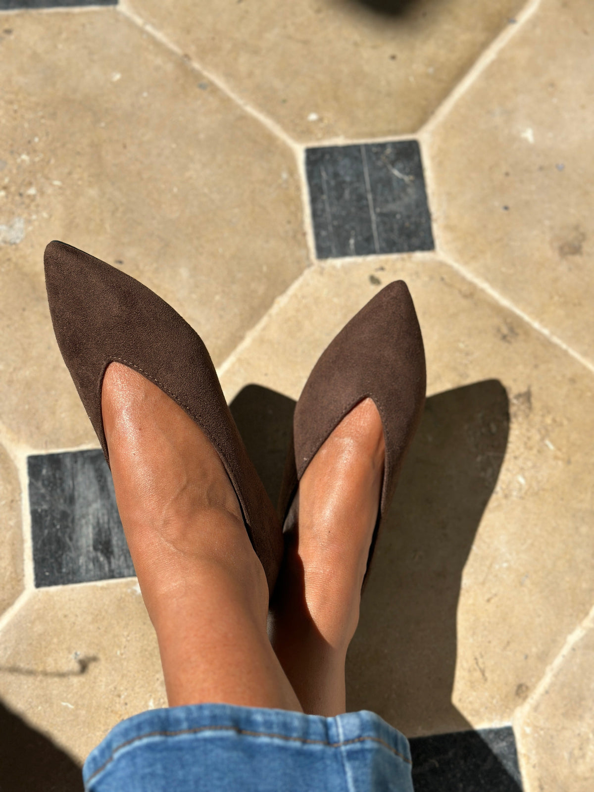 Sandales Yvonne - Marron