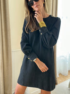 Robe Henriette - Noir
