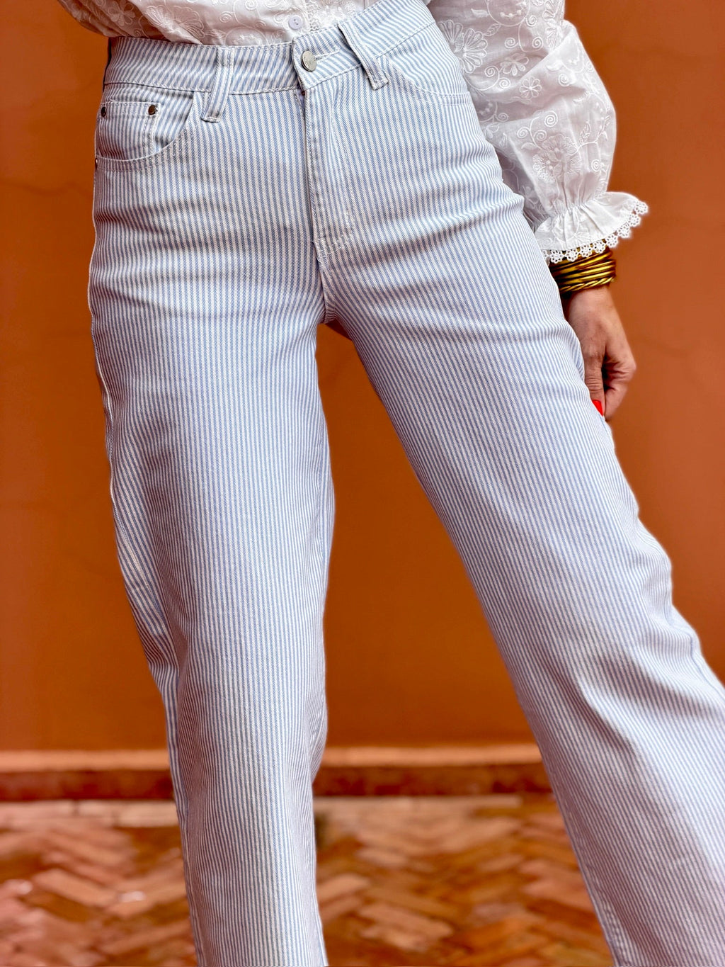 Jeans Scarlett - Rayures