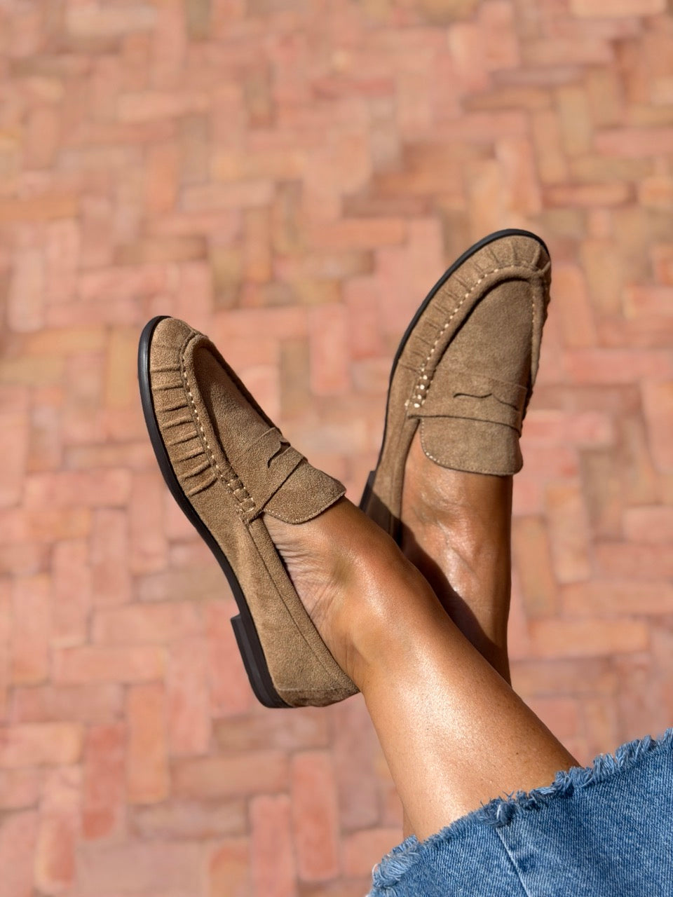 Mocassins Moune - Sable
