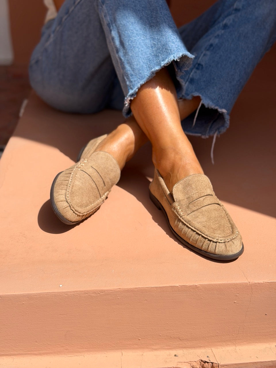 Mocassins Moune - Sable