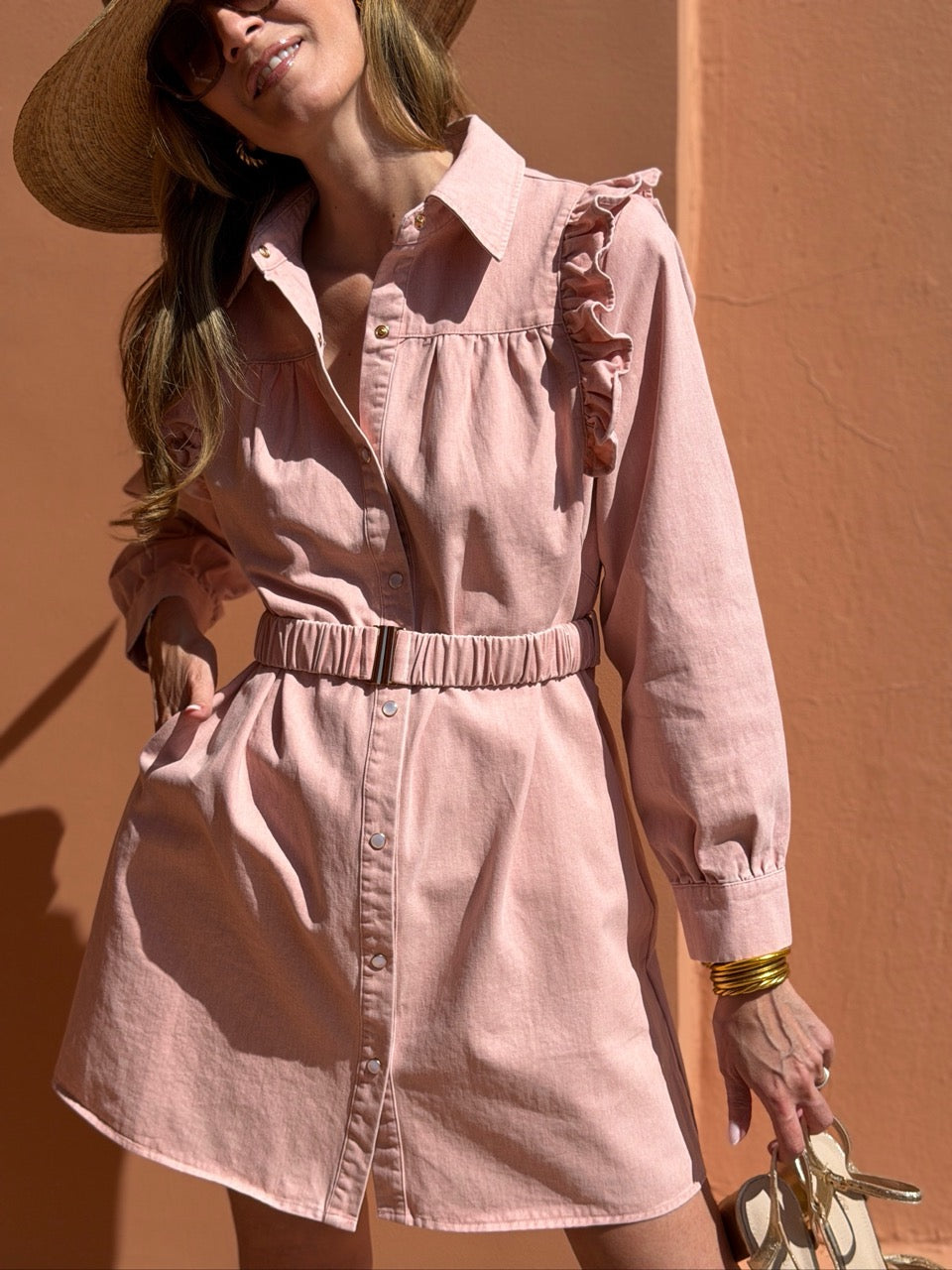 Robe Isélia - Rose