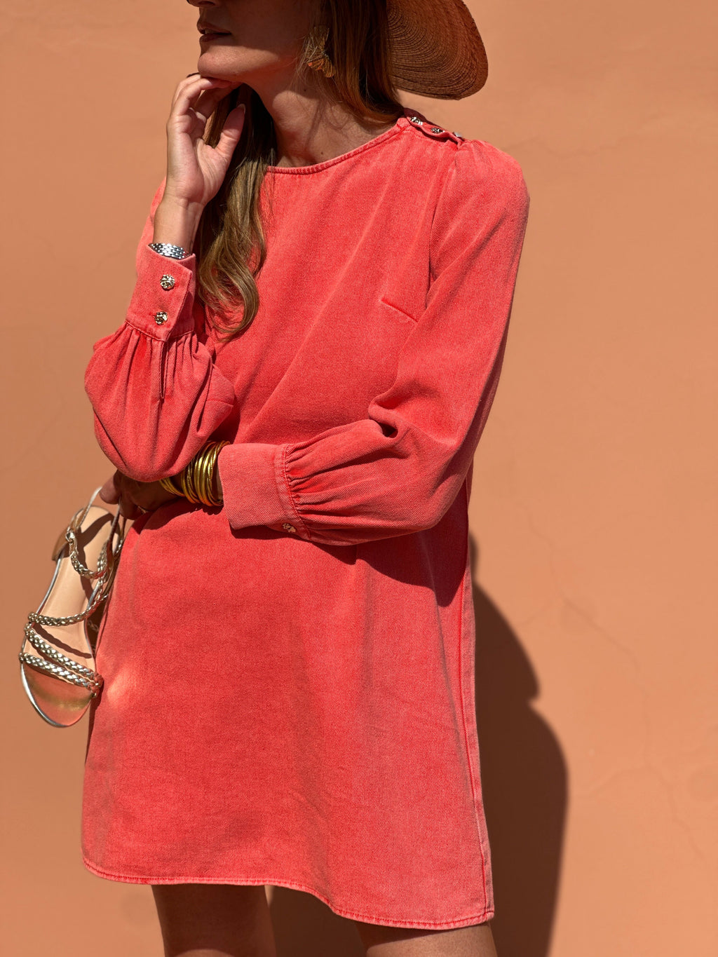 Robe Henriette - Corail