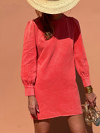 Robe Henriette - Corail