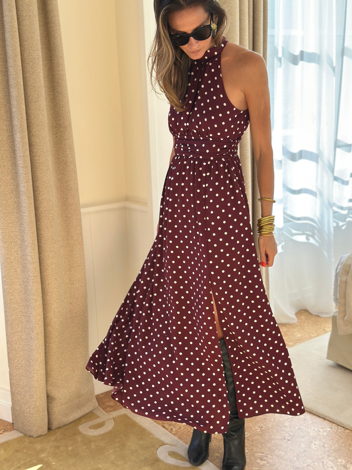 Robe Valentina - Bordeaux