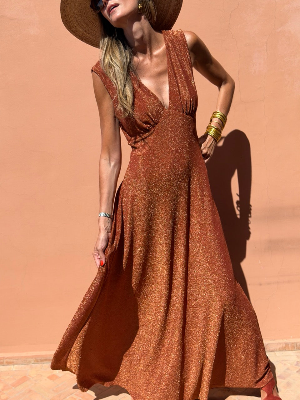 Robe Oriane - Terracotta